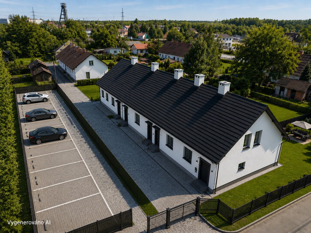 Bytový dům — 4 jednotky + zahrada + parkovací stání